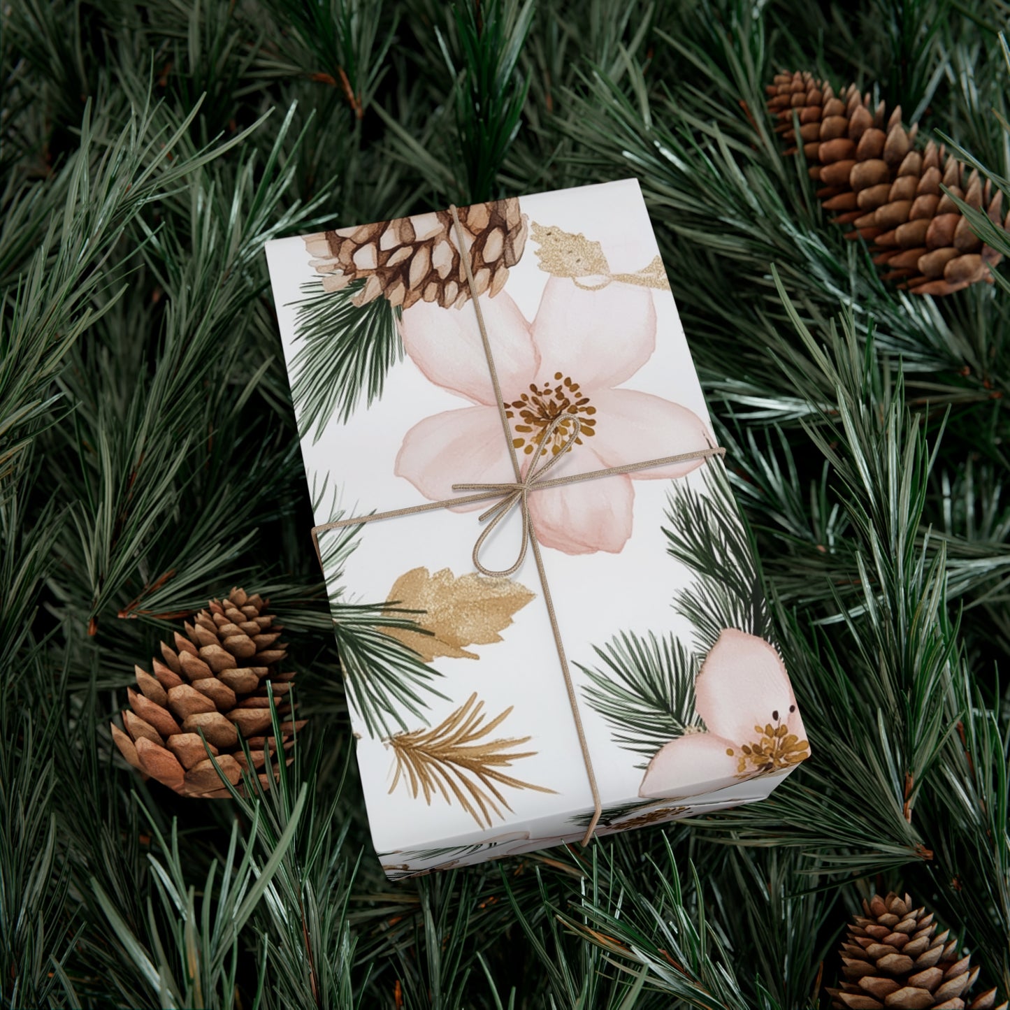 Pink Festive Gift Wrap Papers