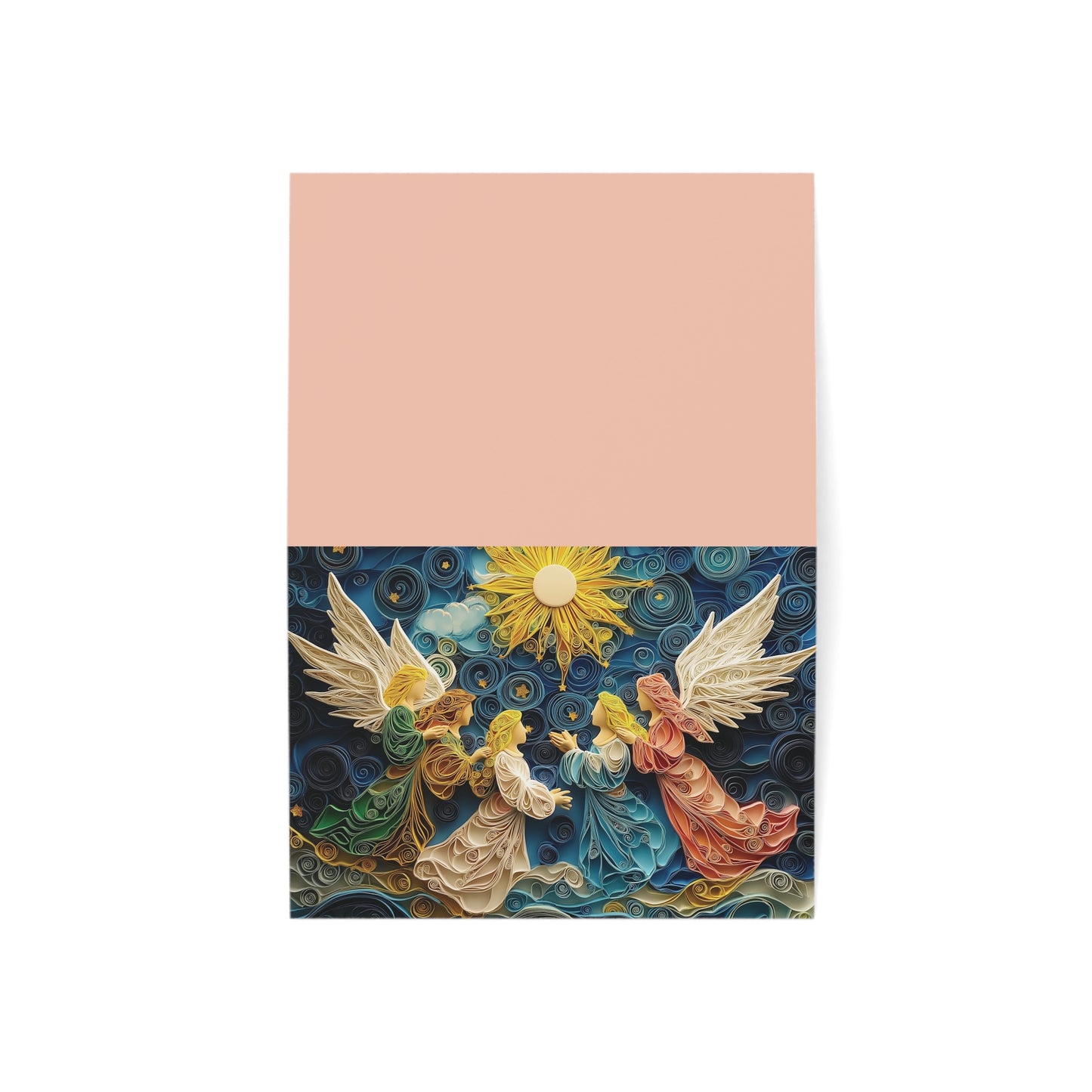 Born to Save: The Nativity Collection (Angels) Greeting Cards (1, 10, 30, and 50pcs)