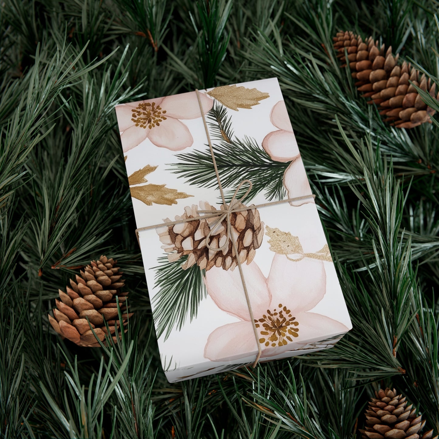 Pink Festive Gift Wrap Papers