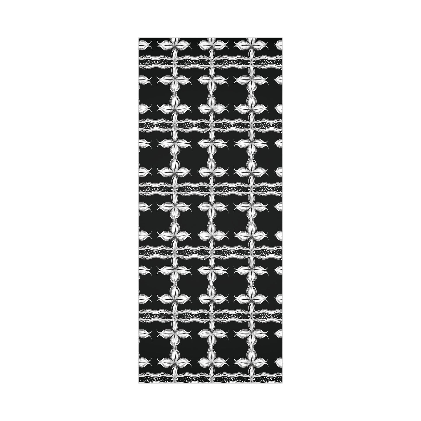 Black and White Lace Gift Wrap Papers