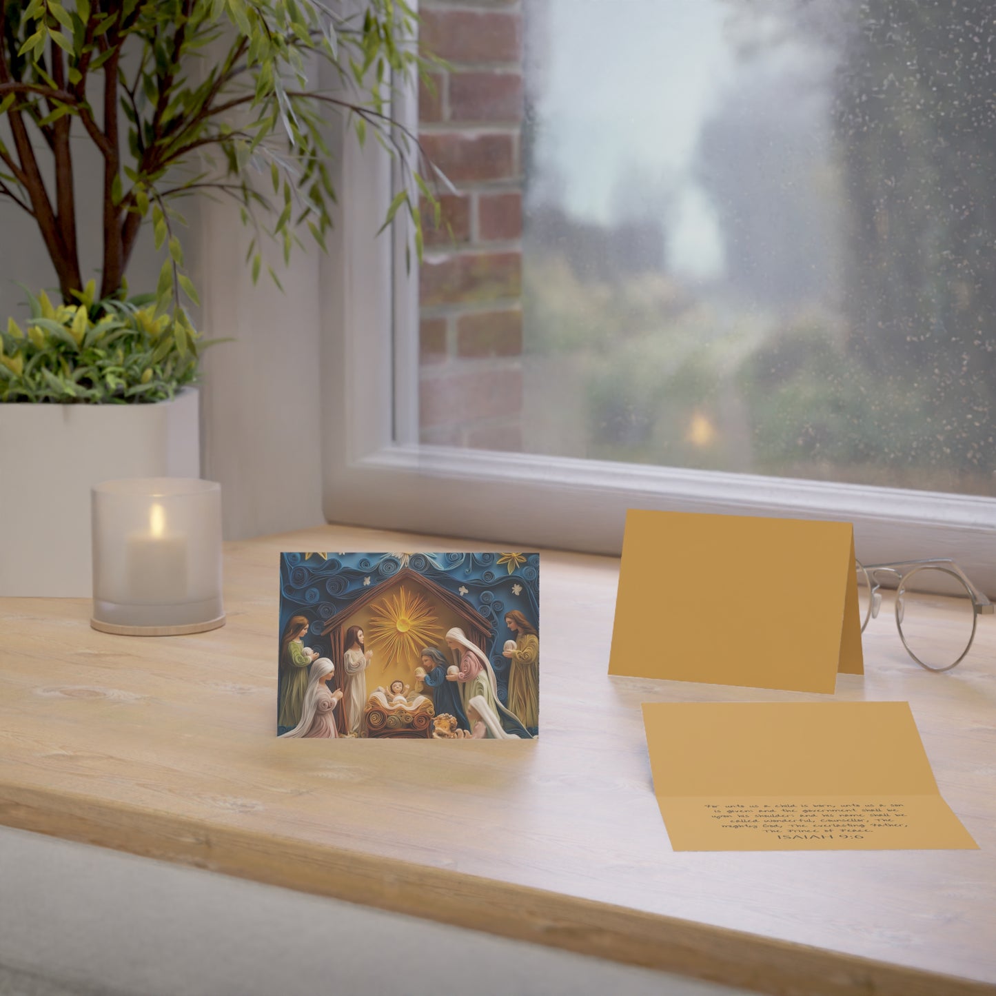 Born to Save: The Nativity Collection (Birth) Greeting Cards (1, 10, 30, and 50pcs)