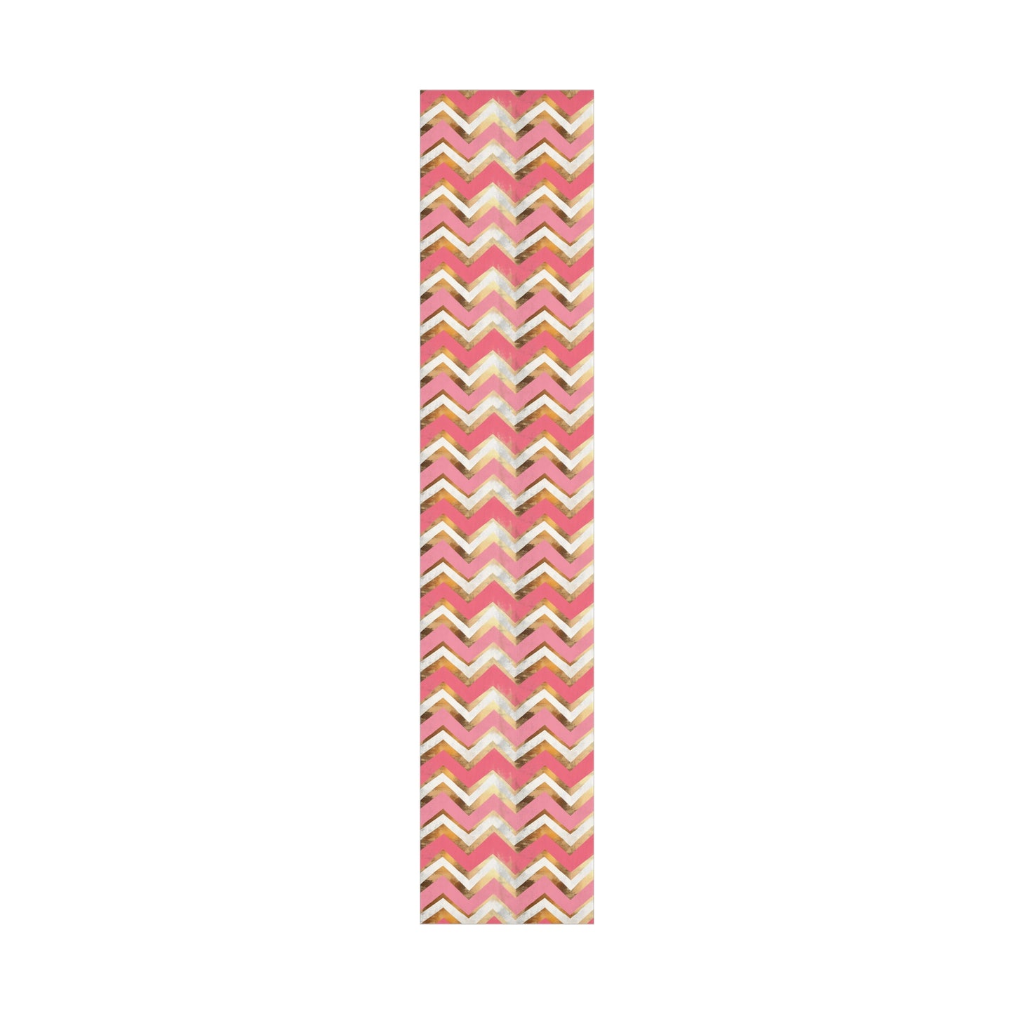 Pink and Gold Chevron Gift Wrap Papers