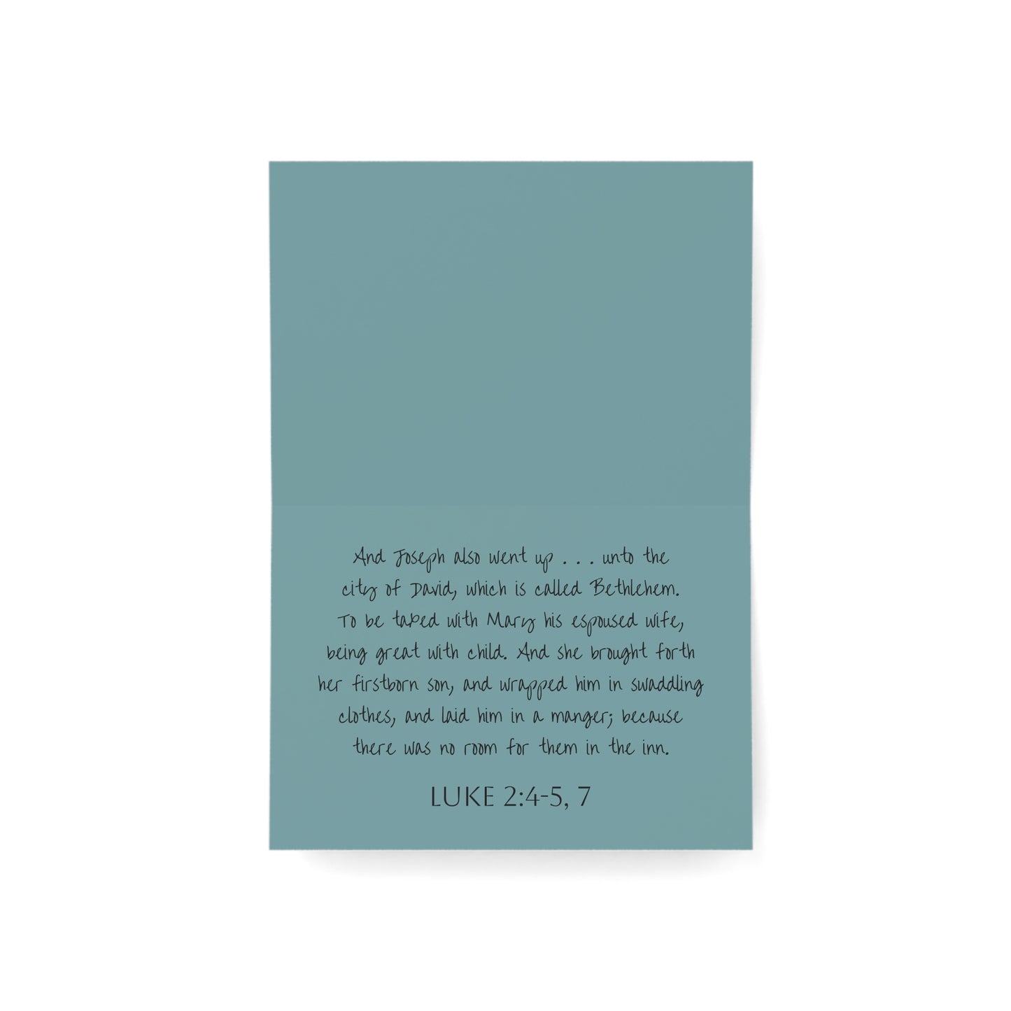 Born to Save: The Nativity Collection (Mary & Joseph) Greeting Cards (1, 10, 30, and 50pcs)