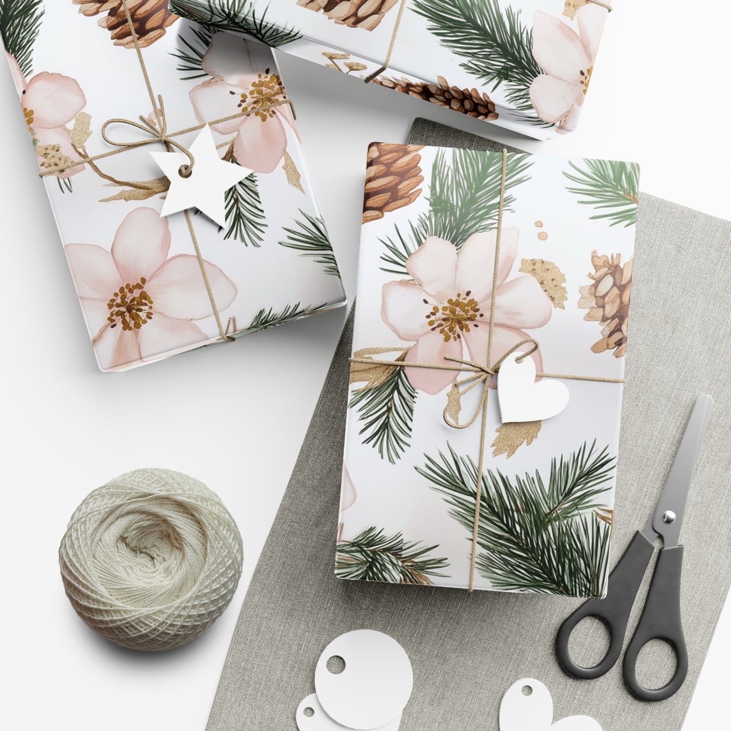 Pink Festive Gift Wrap Papers