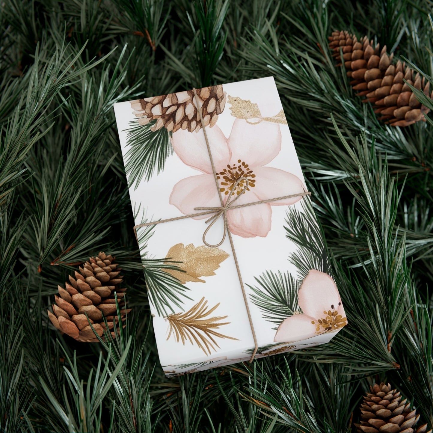 Pink Festive Gift Wrap Papers