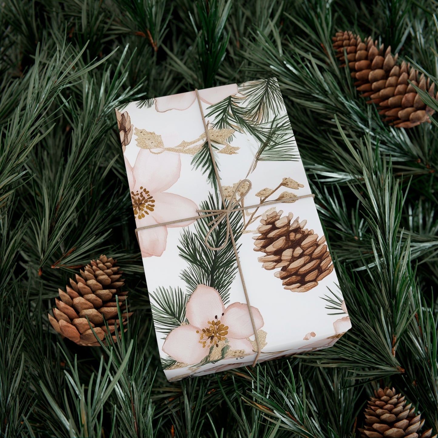 Pink Festive Gift Wrap Papers
