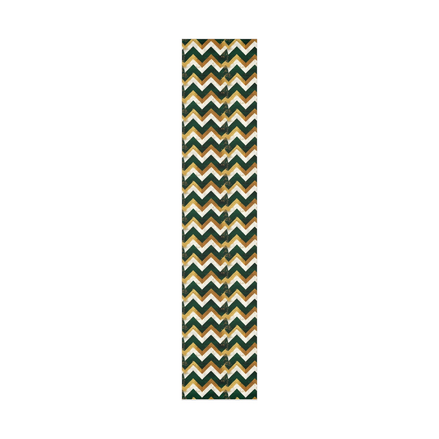 Green and Gold Chevron Gift Wrap Papers