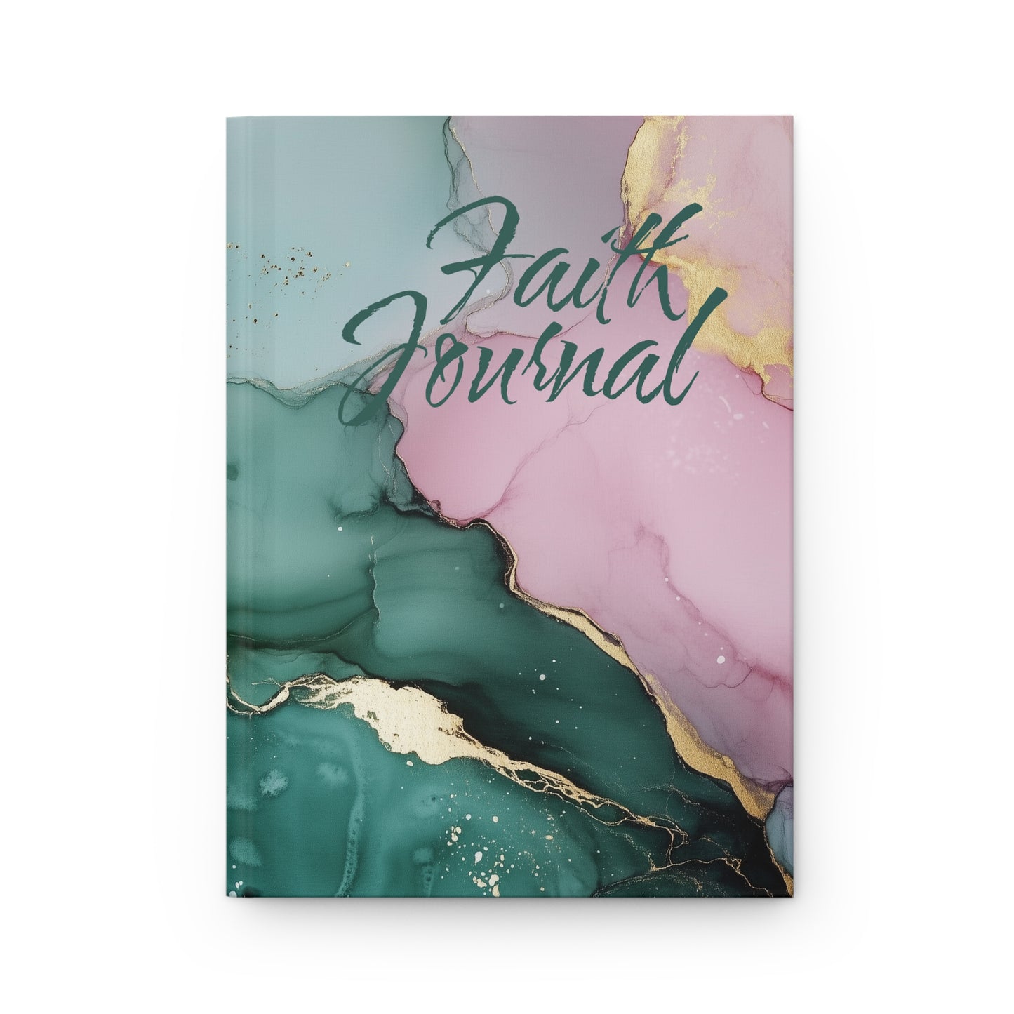 Abstract Watercolor Multi-colored Hardcover Faith Journal