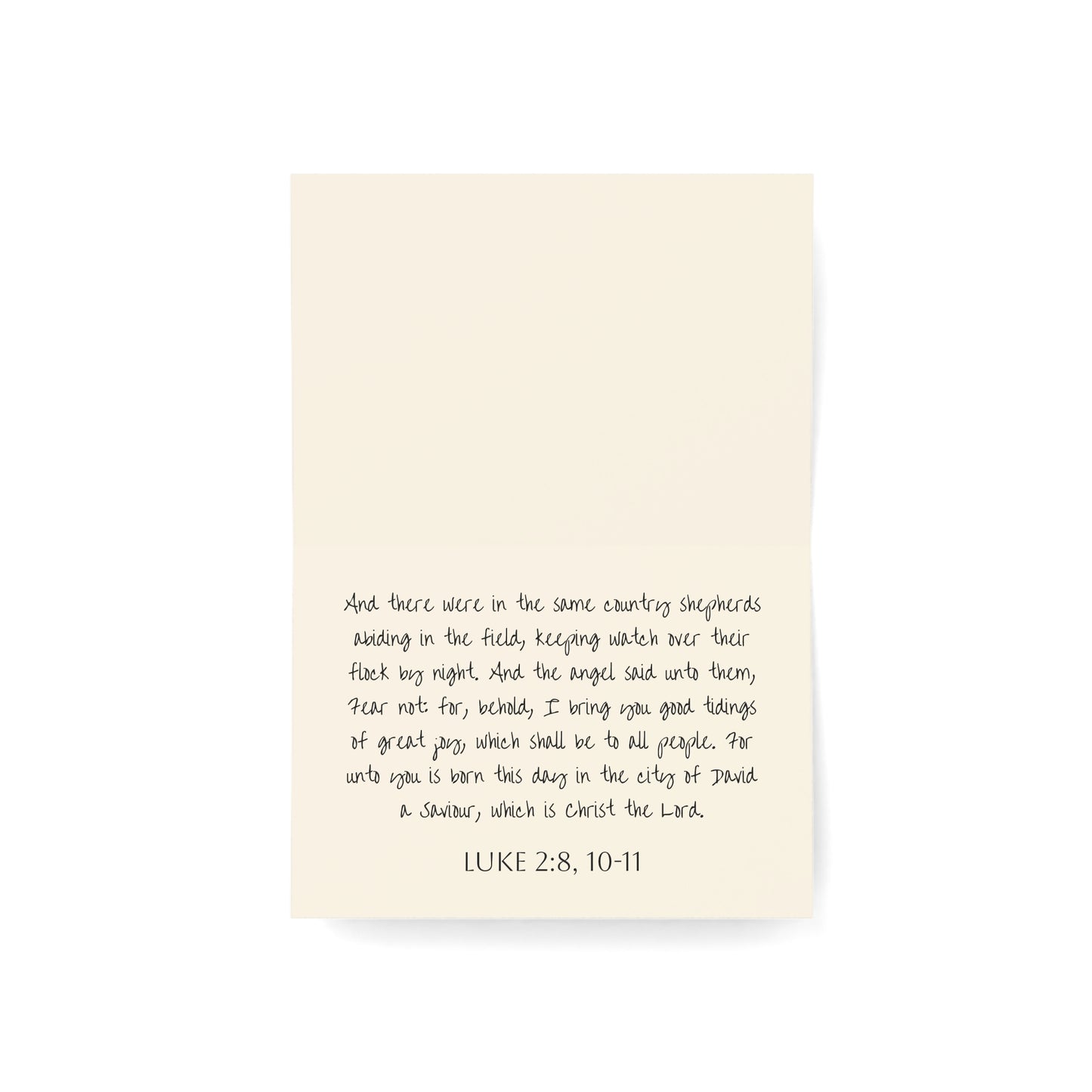 Born to Save: The Nativity Collection (Shepherds) Greeting Cards (1, 10, 30, and 50pcs)
