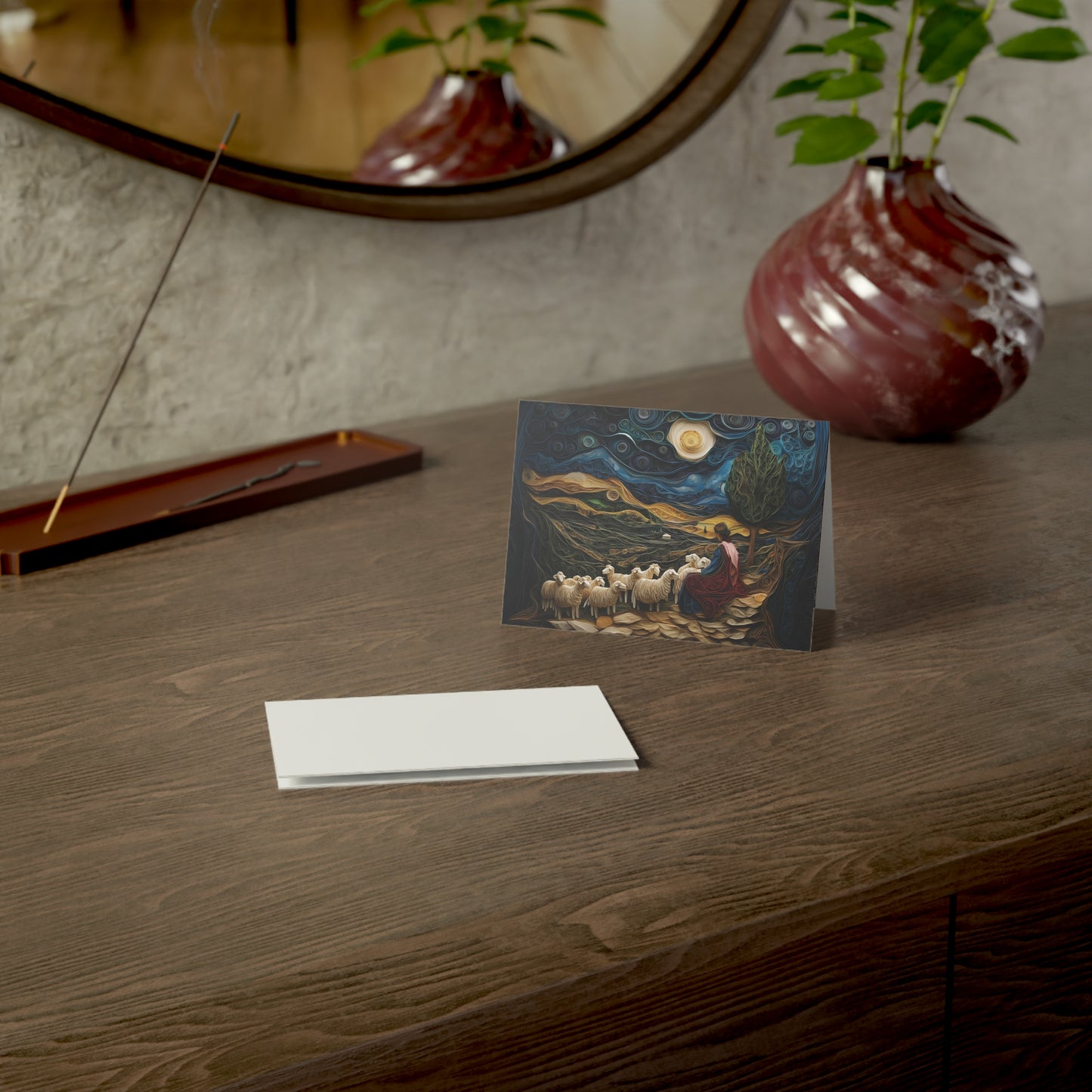 Born to Save: The Nativity Collection (Shepherds) Greeting Cards (1, 10, 30, and 50pcs)