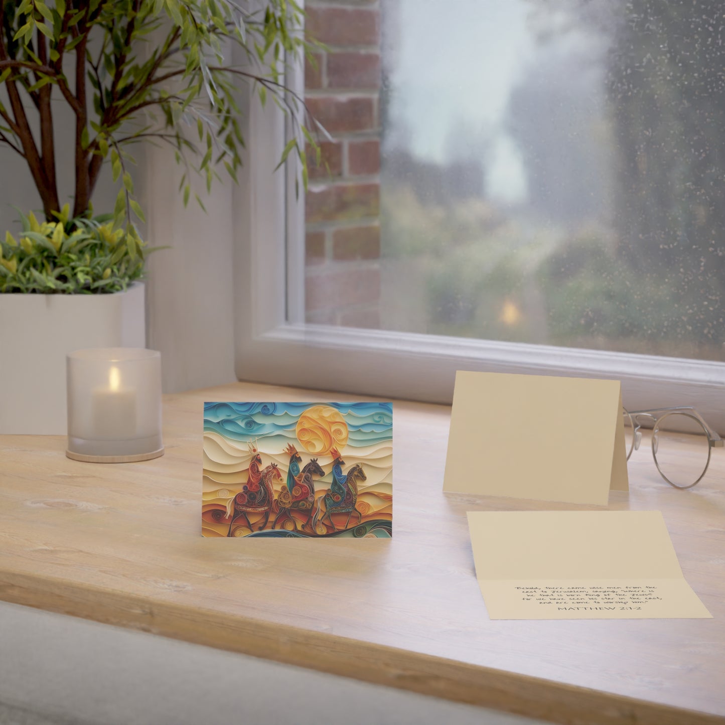 Born to Save: The Nativity Collection (Wise Men) Greeting Cards (1, 10, 30, and 50pcs)