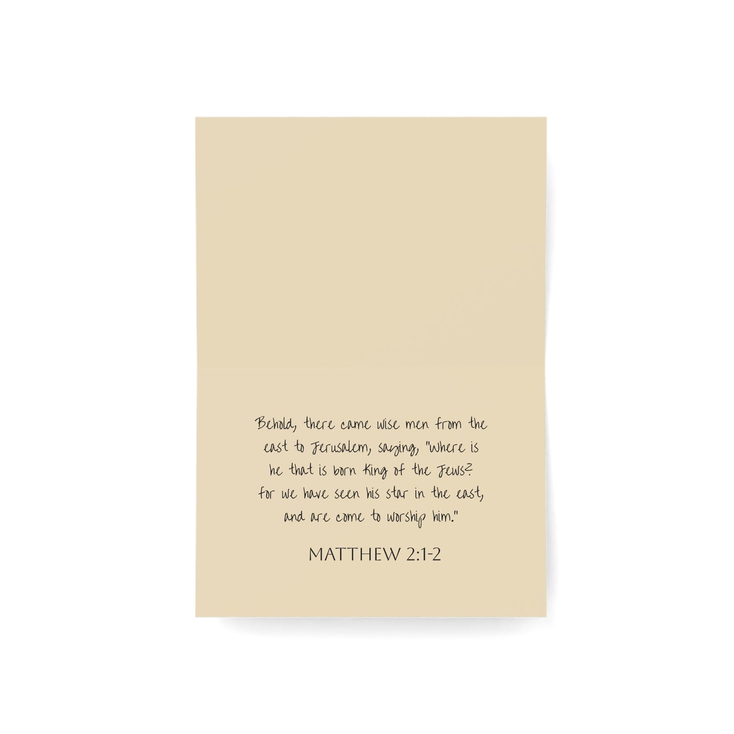 Born to Save: The Nativity Collection (Wise Men) Greeting Cards (1, 10, 30, and 50pcs)